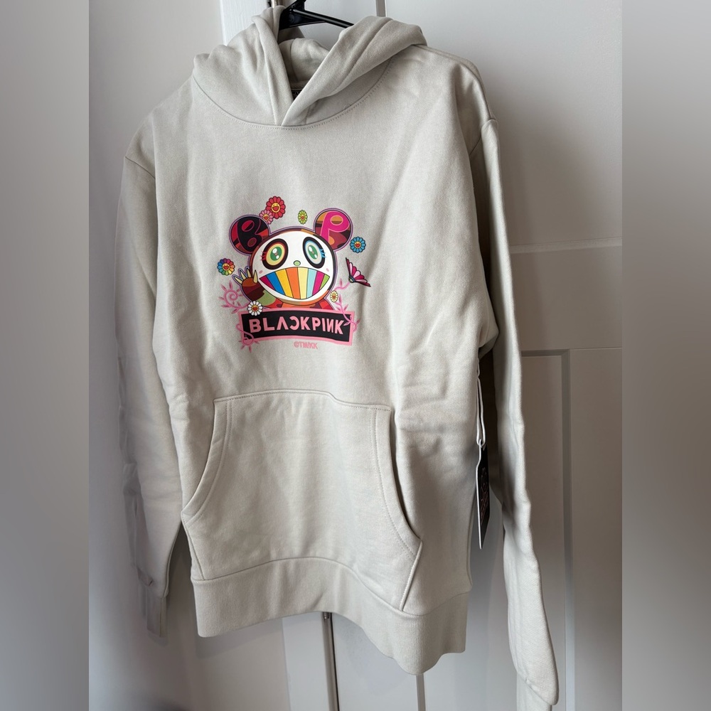 BLACKPINK + Takashi Murakami Pandakashi Logo Hoodie (Authentic) Small New